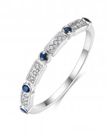 SAPPHIRE DIAMOND BAND (TR3882)